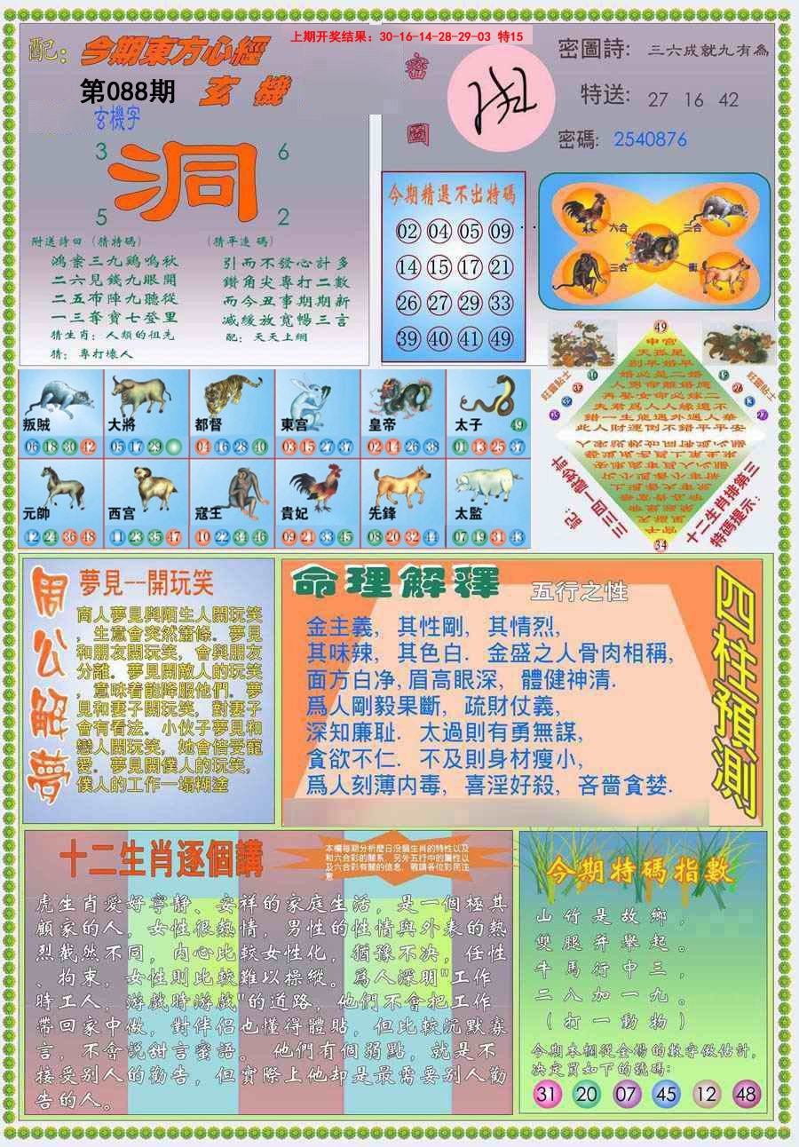 088期(新版)东方心经B[图]