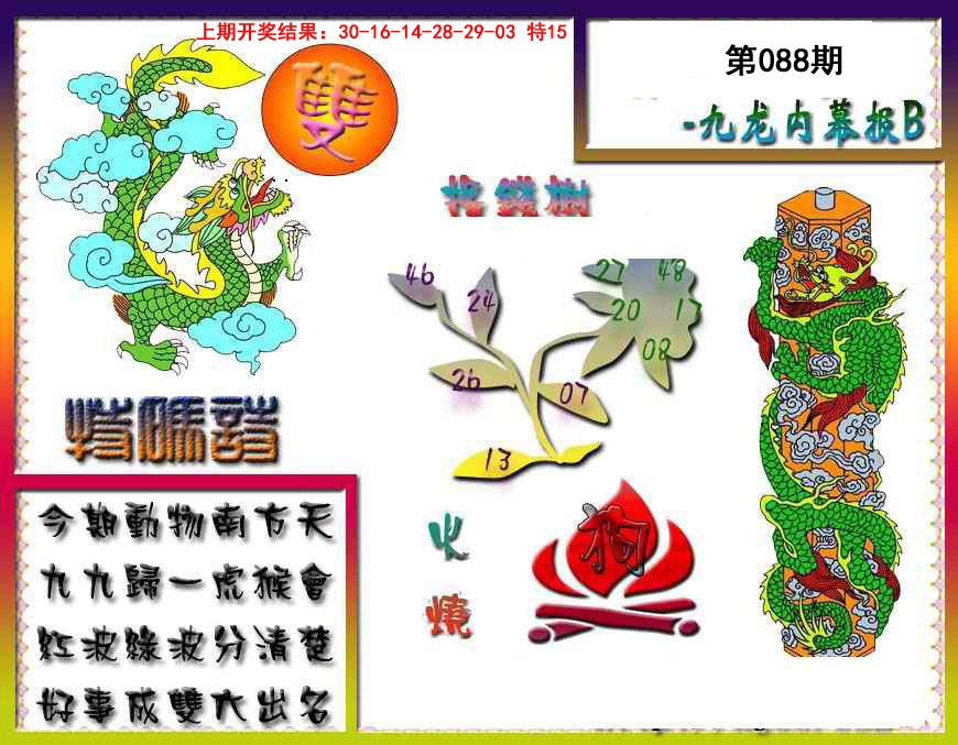 088期九龙内幕特肖图a[图]