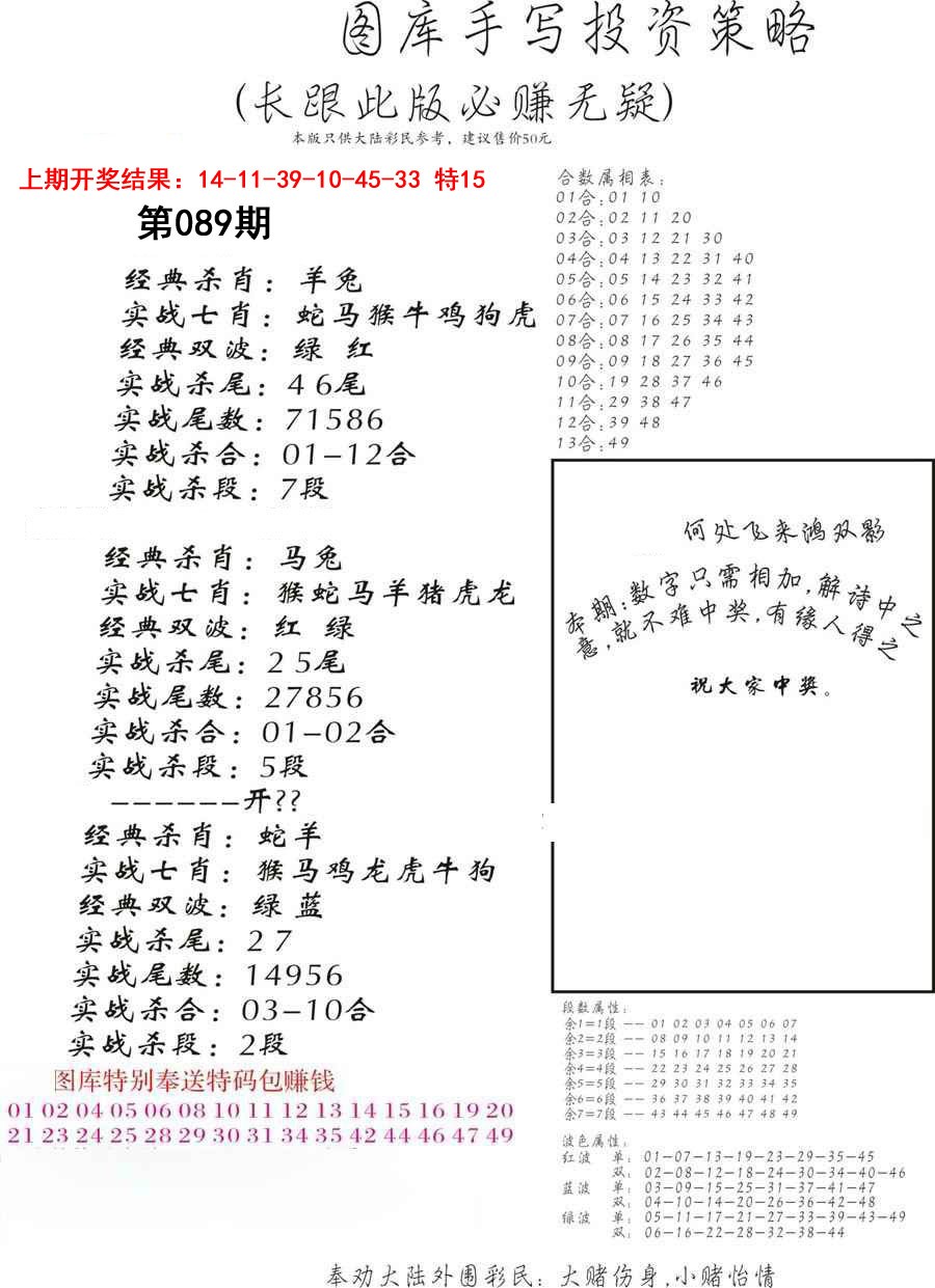 089期手写投资策略[图]