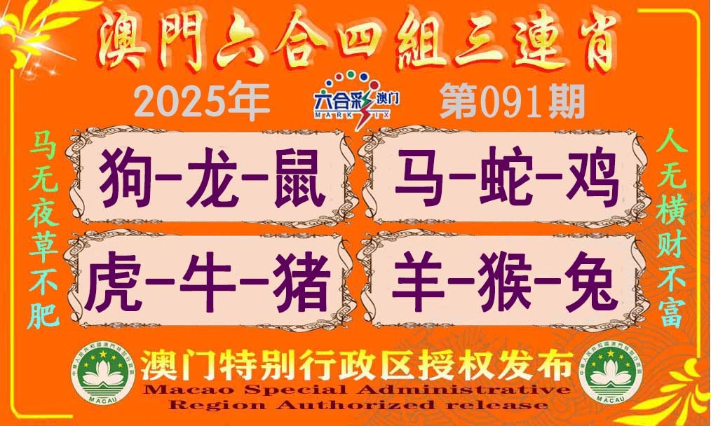 091期六合四组三连肖[图]