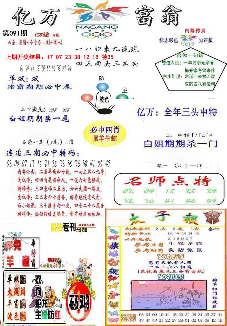 091期亿万富翁A[图]