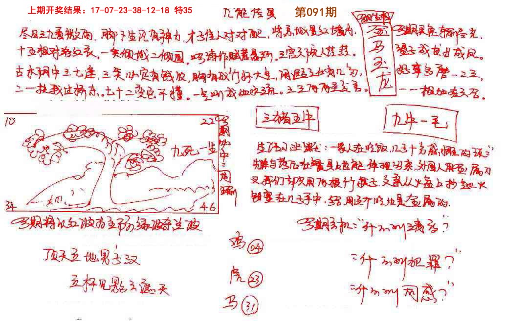 091期手写九龙内幕[图]