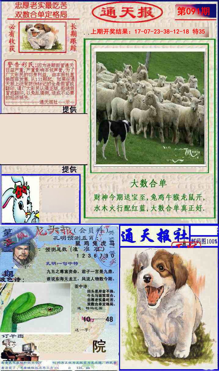 091期实力通天报[图]