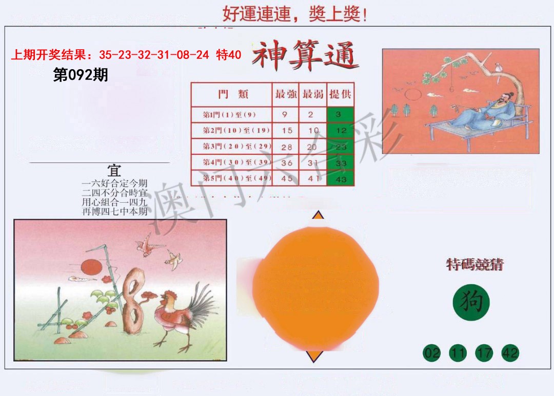 092期4-台湾神算[图]