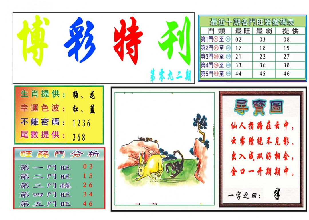092期博彩特刊[图]