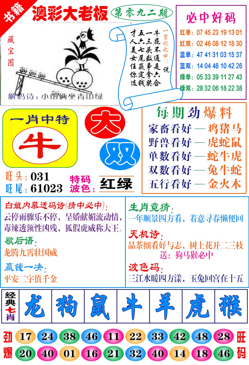 092期澳门大老板[图]