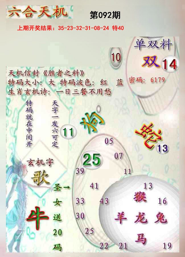 092期天机报[图]