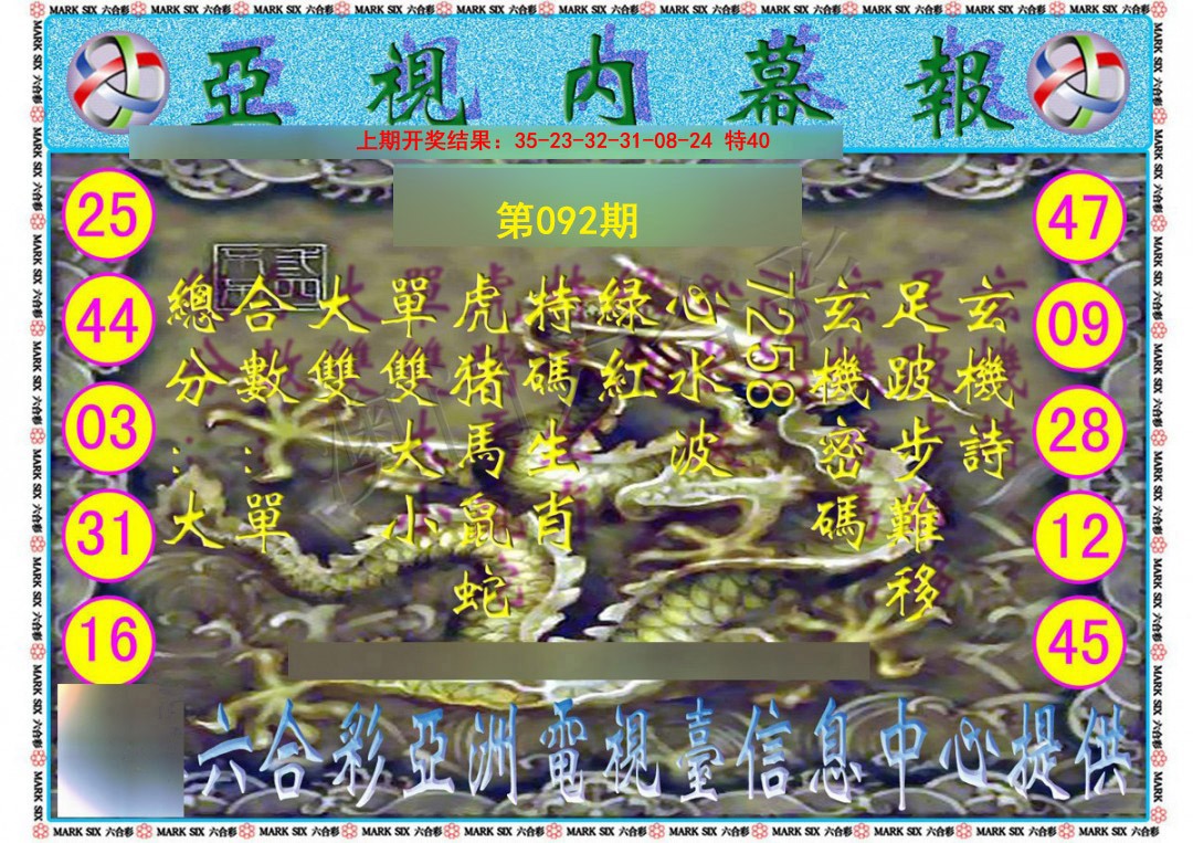 092期亚视内幕报[图]