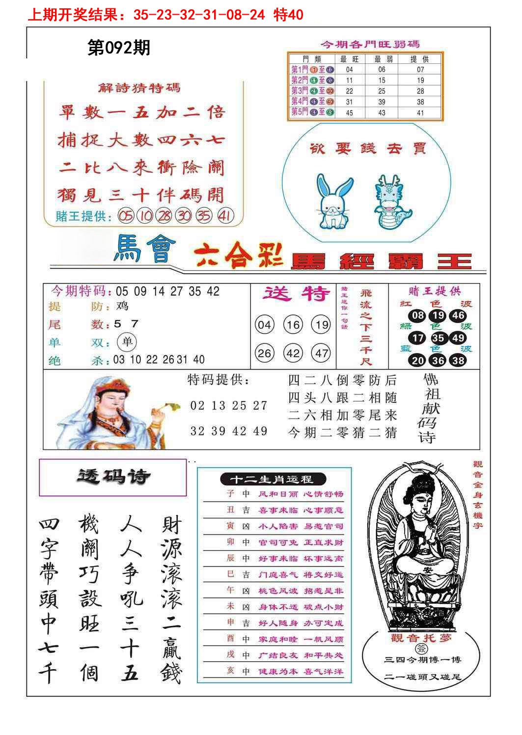 092期马经霸王[图]