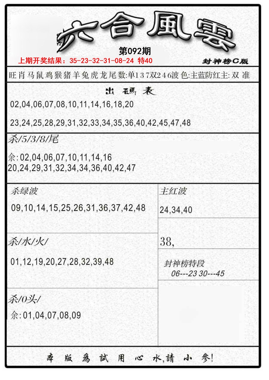 092期六合风云B[图]