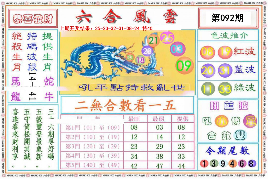 092期六合风云《另版》[图]