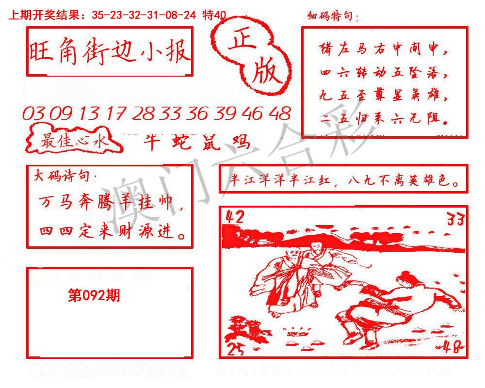 092期旺角街边小报[图]