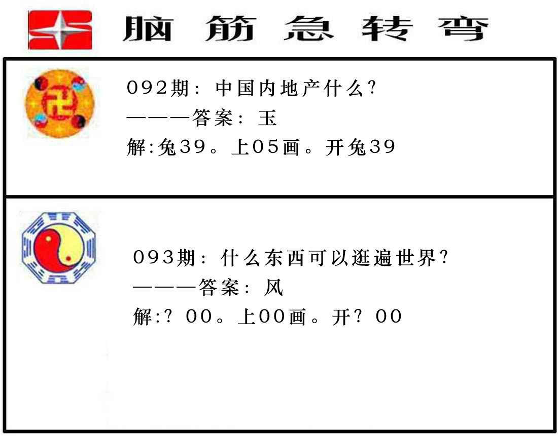 093期脑筋急转弯[图]