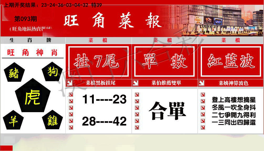 093期旺角菜报[图]