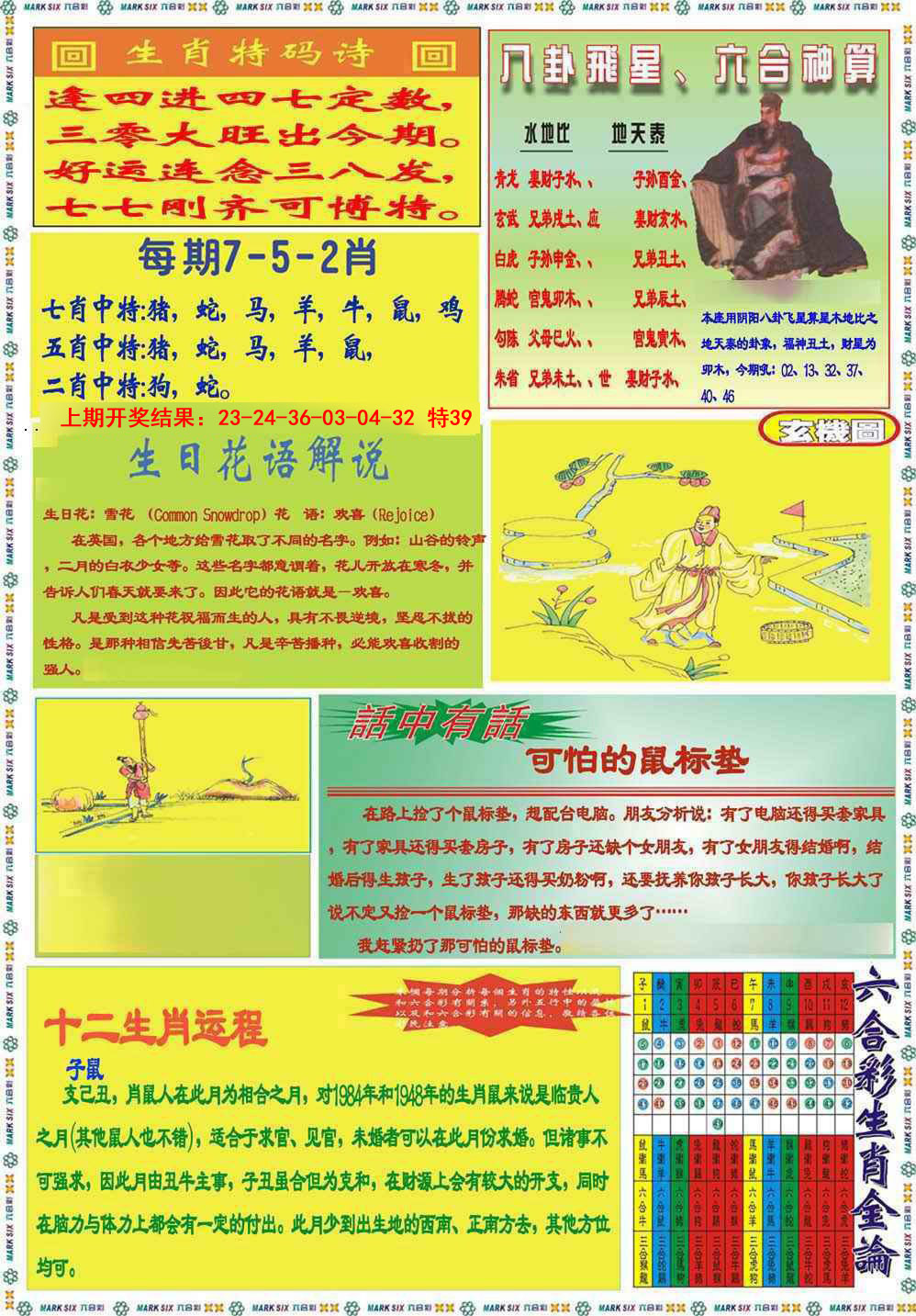 093期九龍马经B(推荐)[图]