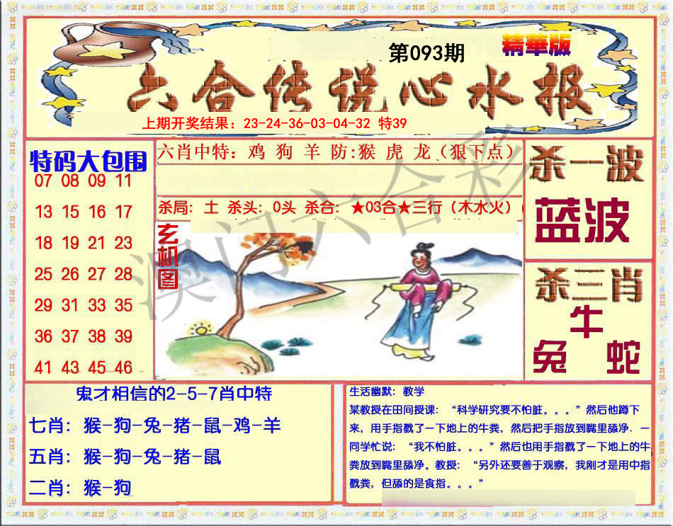 093期六合传说(心水版)[图]
