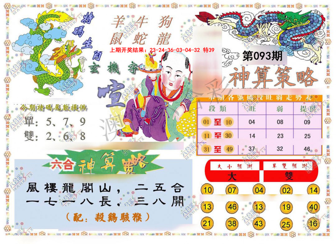 093期神算策略[图]