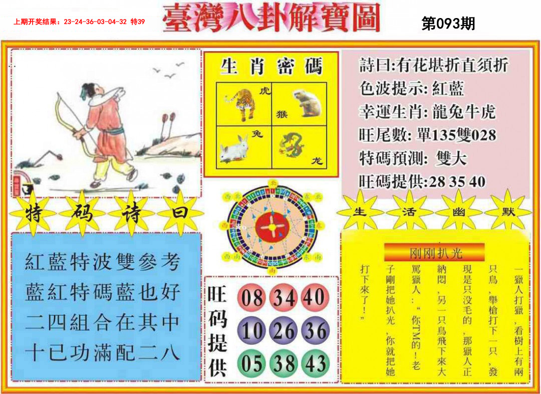 093期台湾八卦解宝图[图]