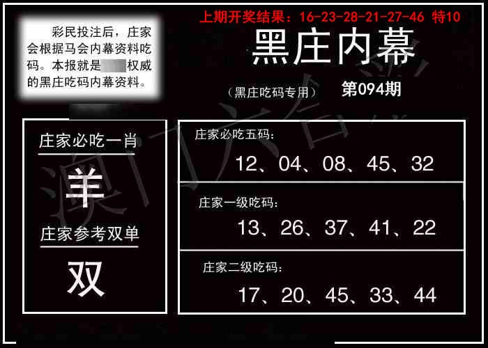094期黑庄内幕[图]