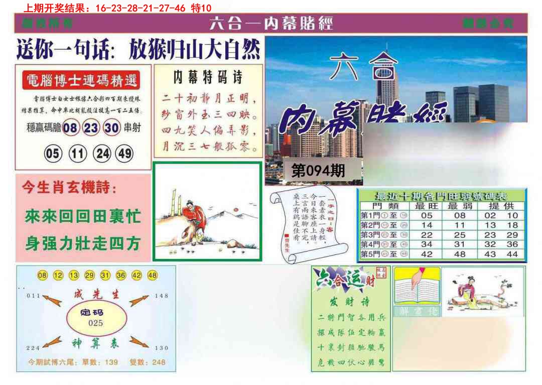 094期内幕赌经[图]