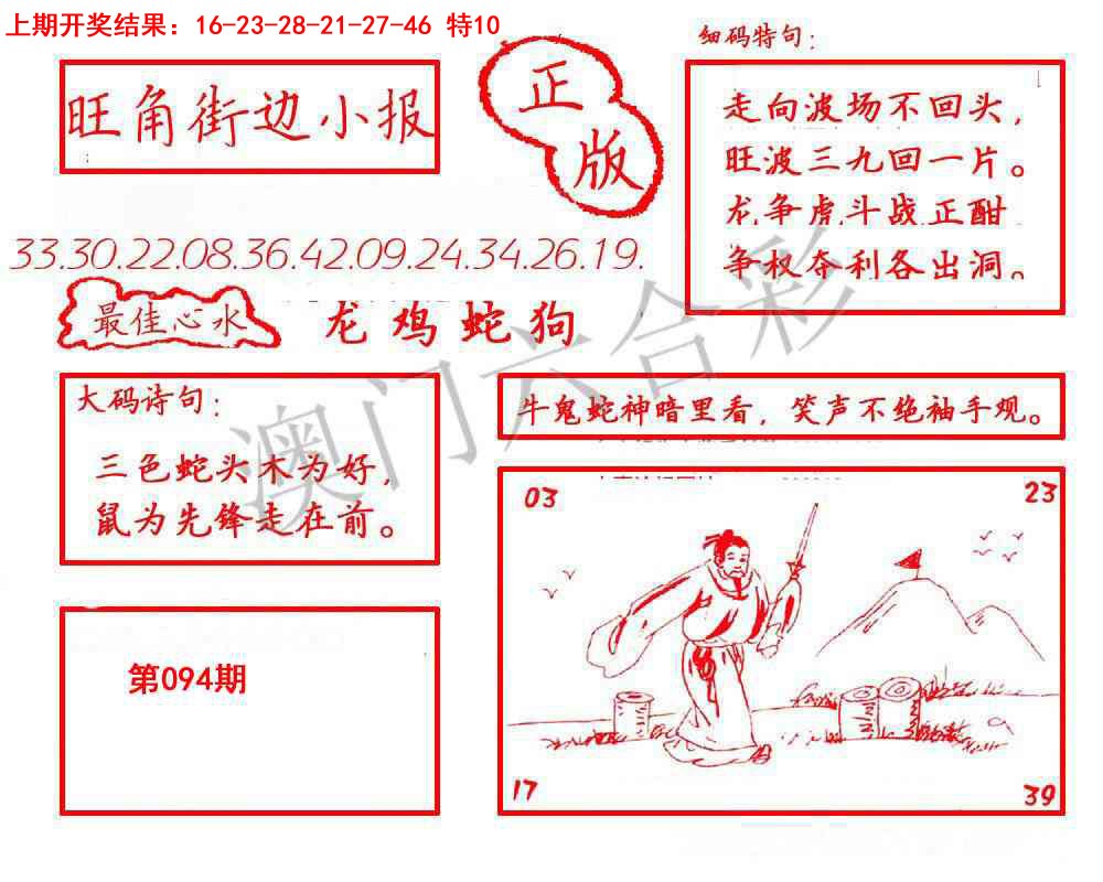 094期旺角街边小报[图]