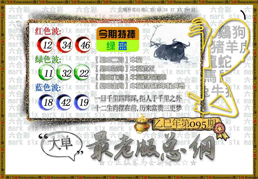 095期最老版总纲[图]