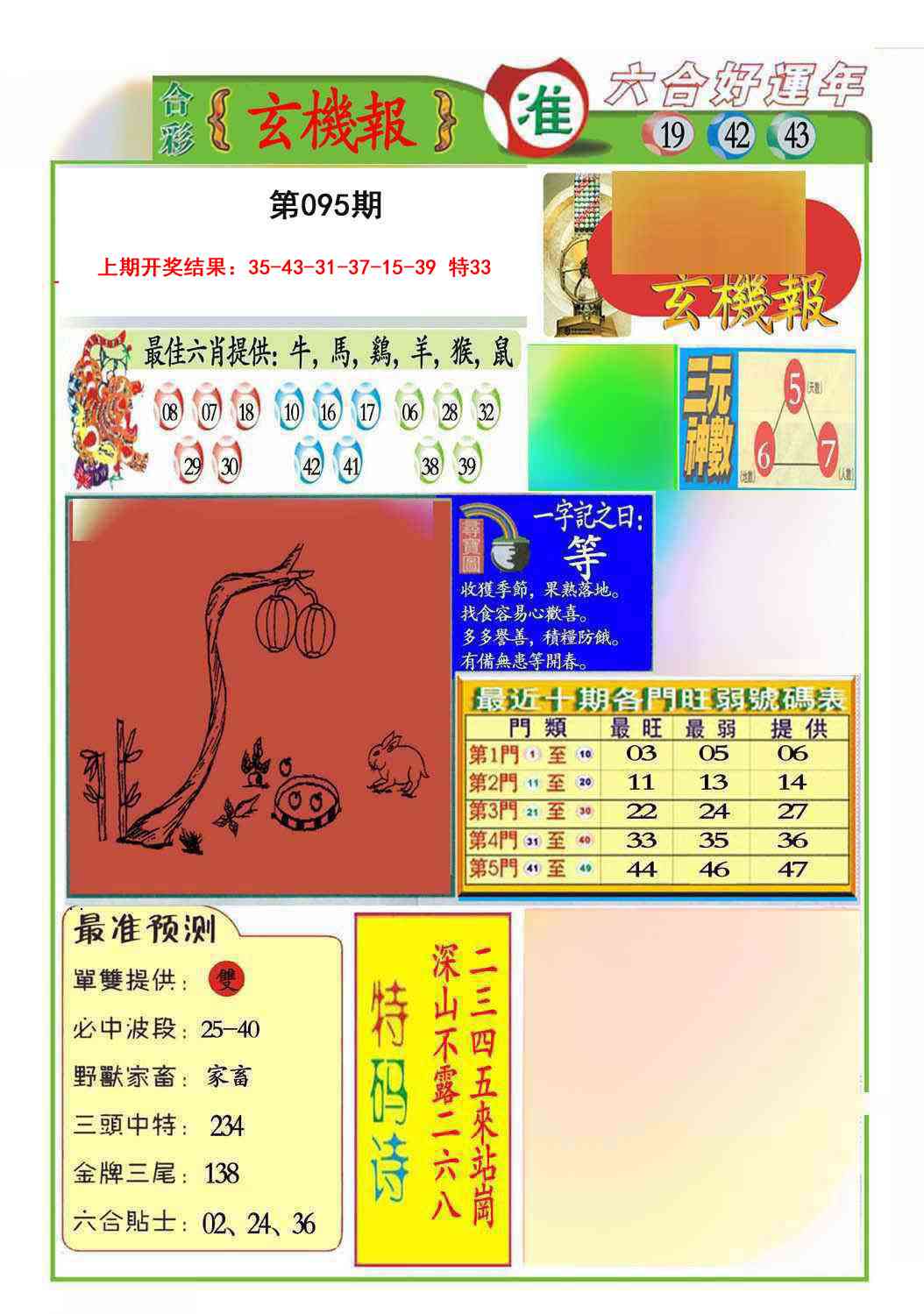 095期九龍玄机报(推荐)[图]