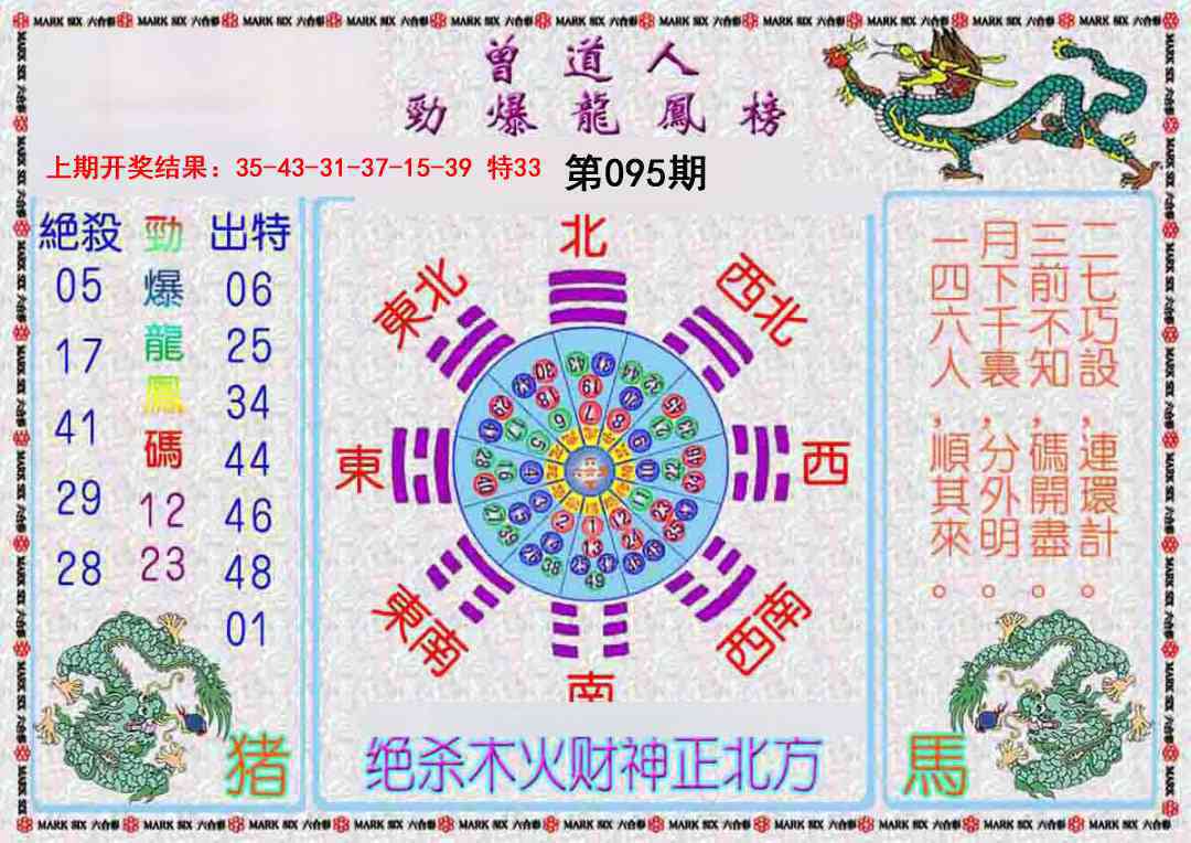 095期曾道人劲爆龙凤榜[图]