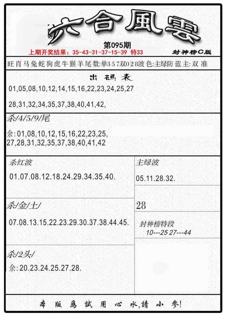 095期六合风云B[图]