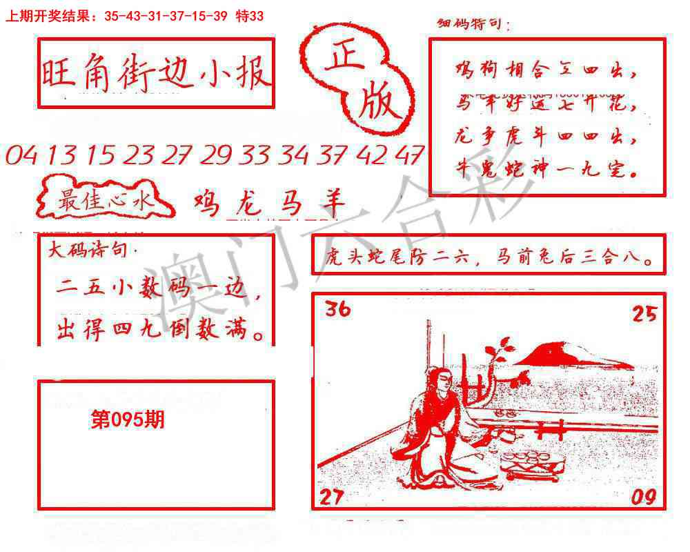 095期旺角街边小报[图]