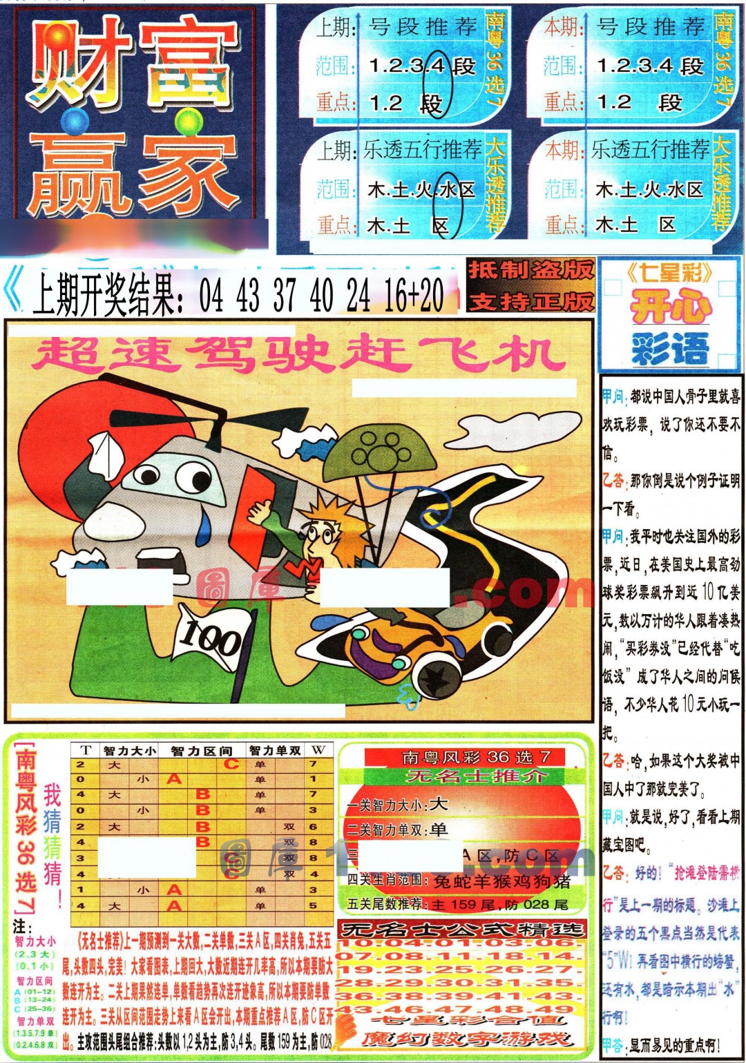 096期七星彩图(高清)[图]