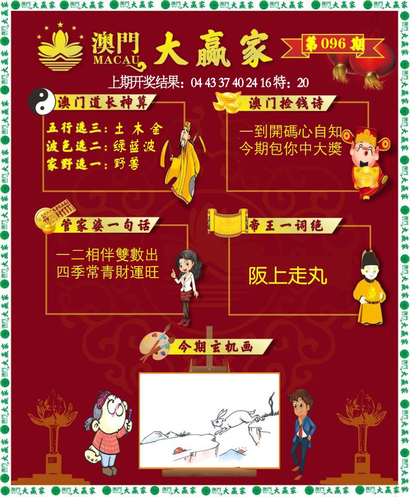 096期大赢家[图]