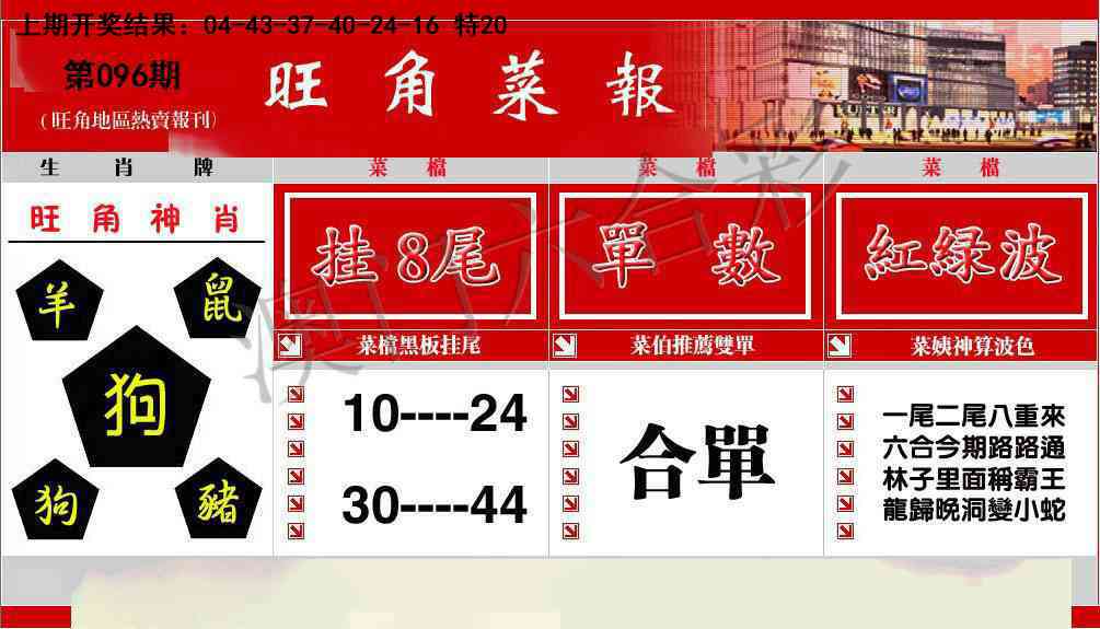 096期旺角菜报[图]