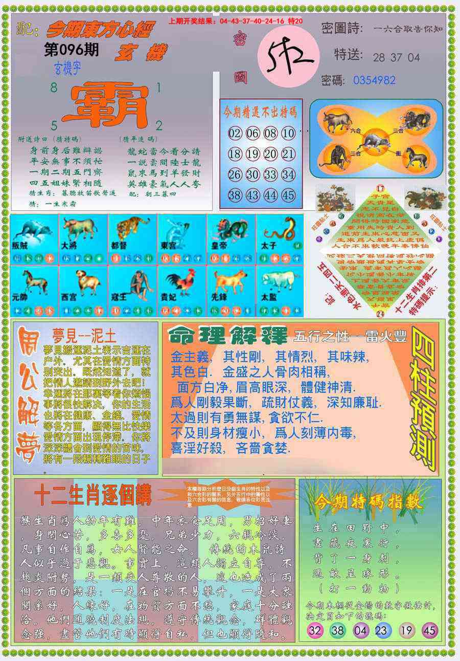 096期(新版)东方心经B[图]