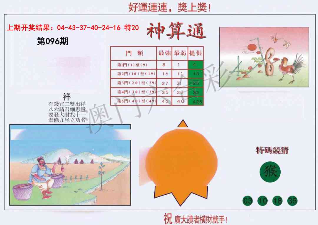 096期4-台湾神算[图]
