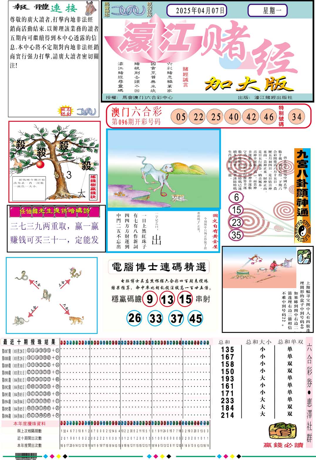 097期濠江赌经A加大版[图]