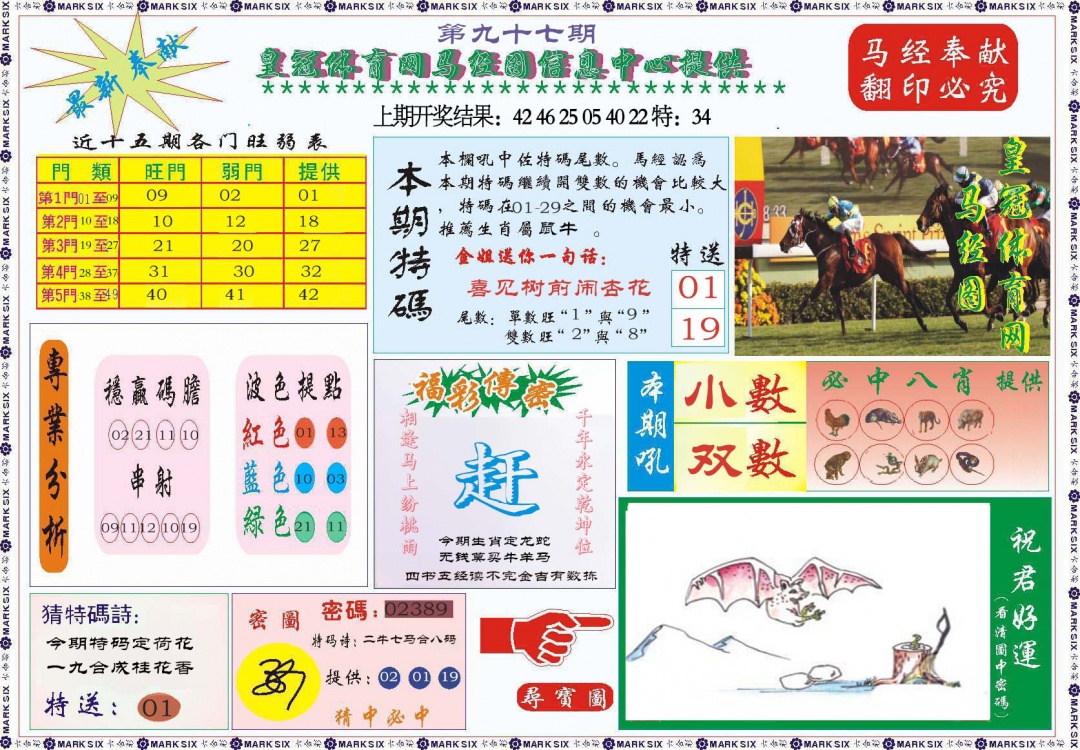 097期体育网马经图[图]