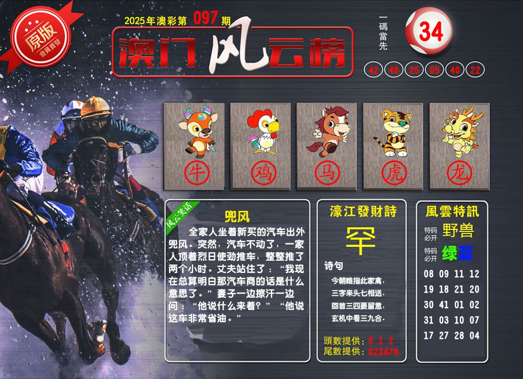 097期澳门风云榜[图]