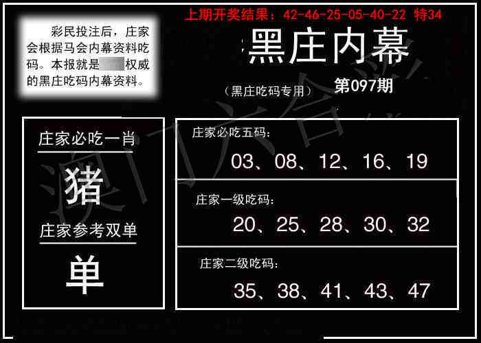 097期黑庄内幕[图]