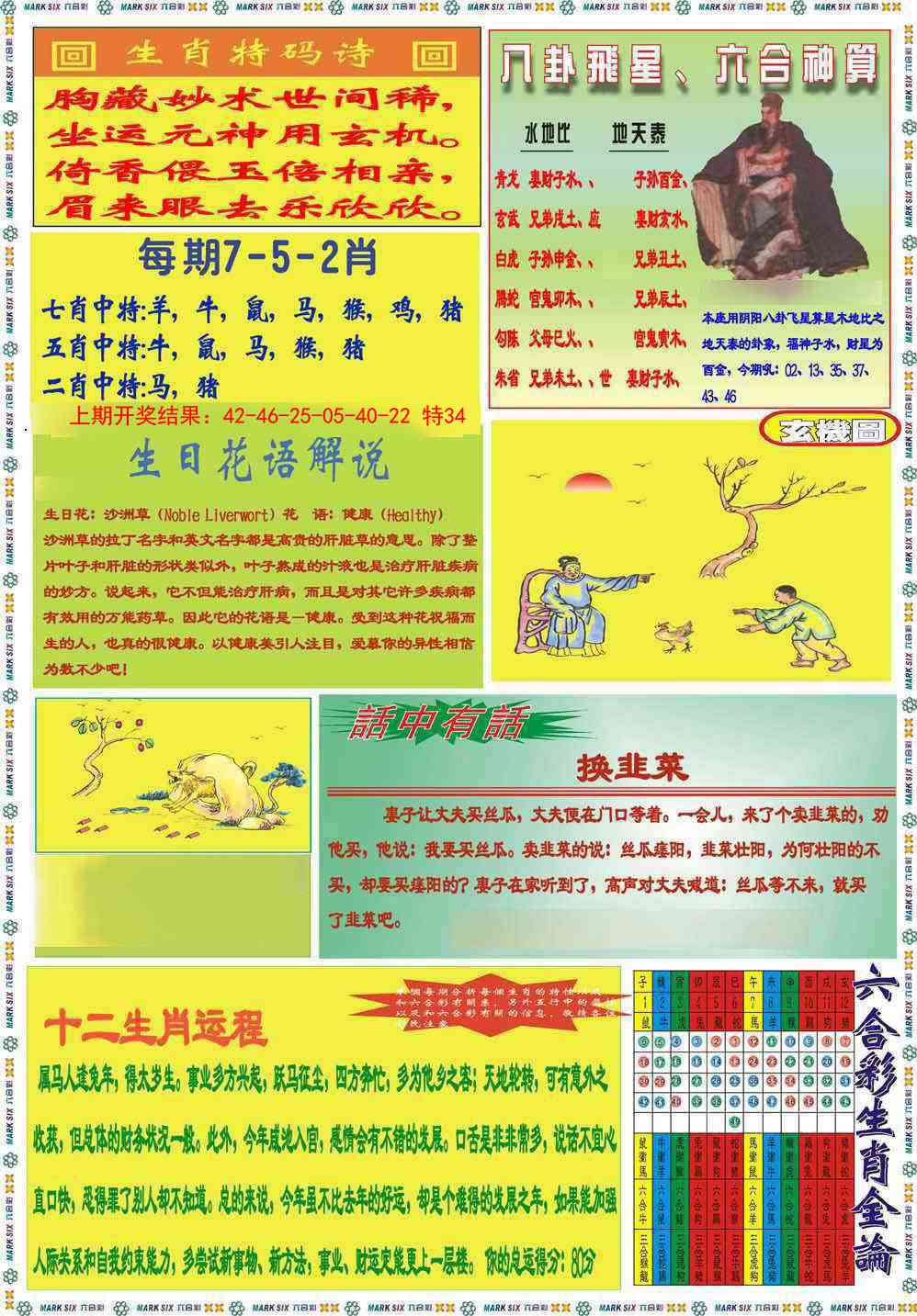 097期九龍马经B(推荐)[图]