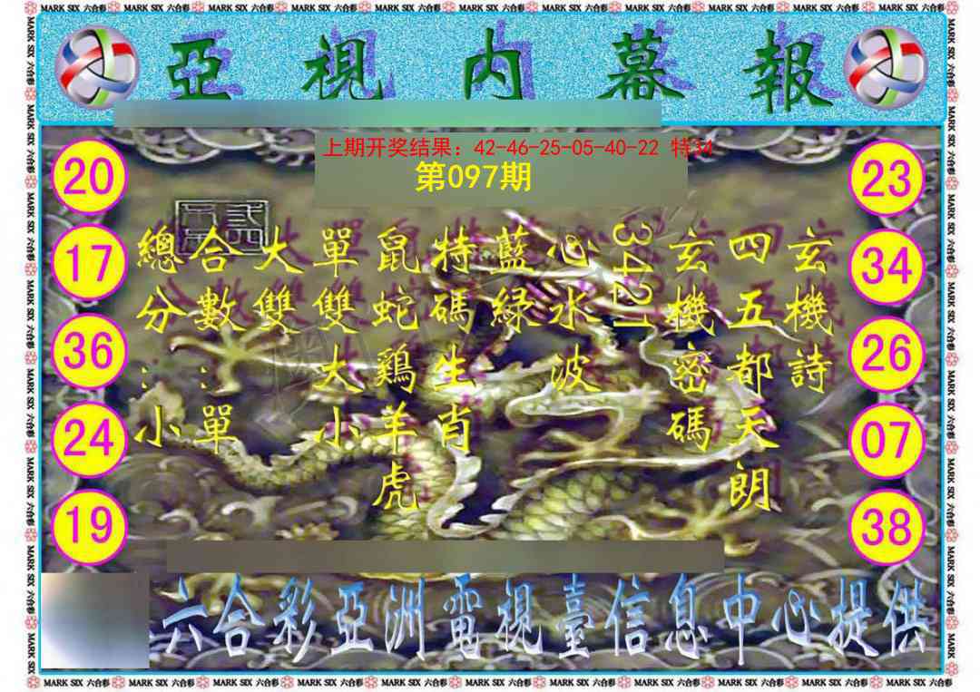 097期亚视内幕报[图]