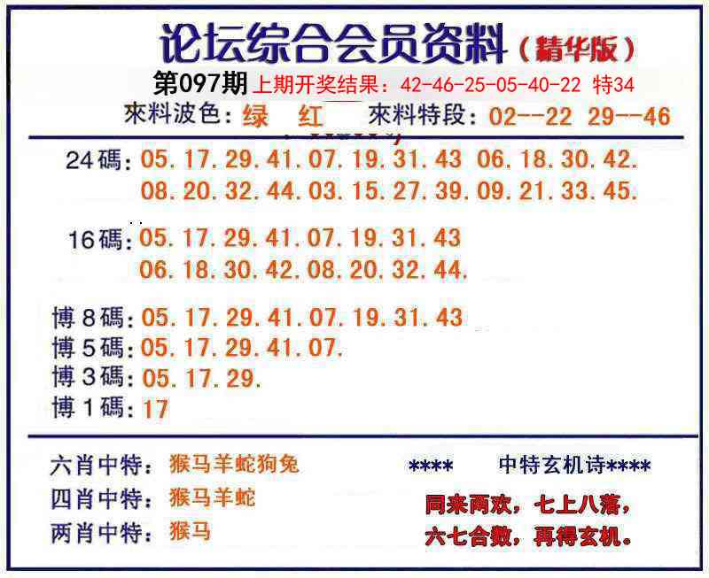 097期综合会员资料[图]