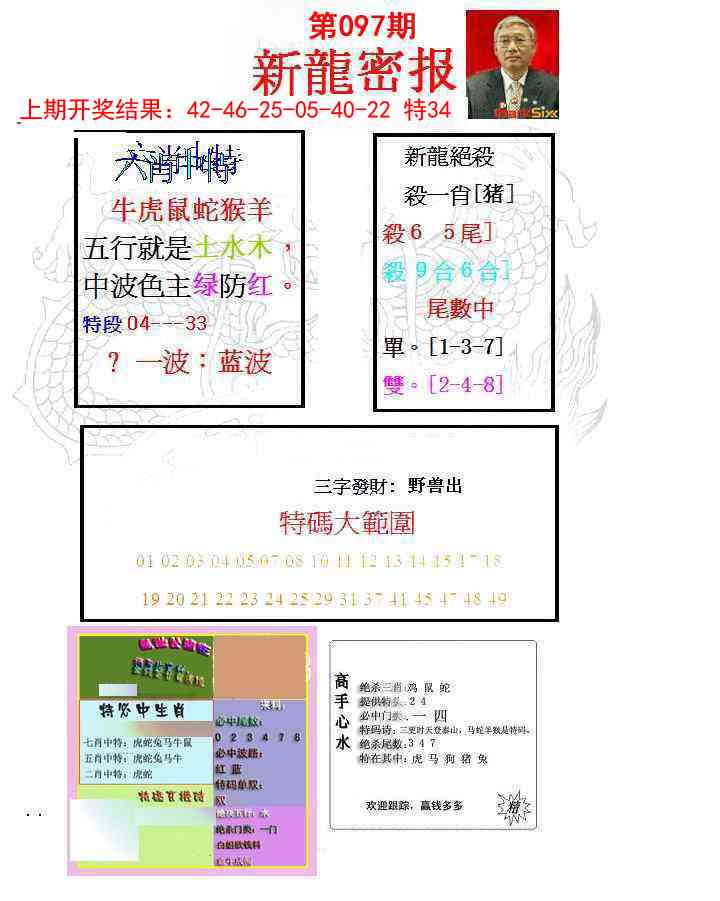 097期新龙密报[图]