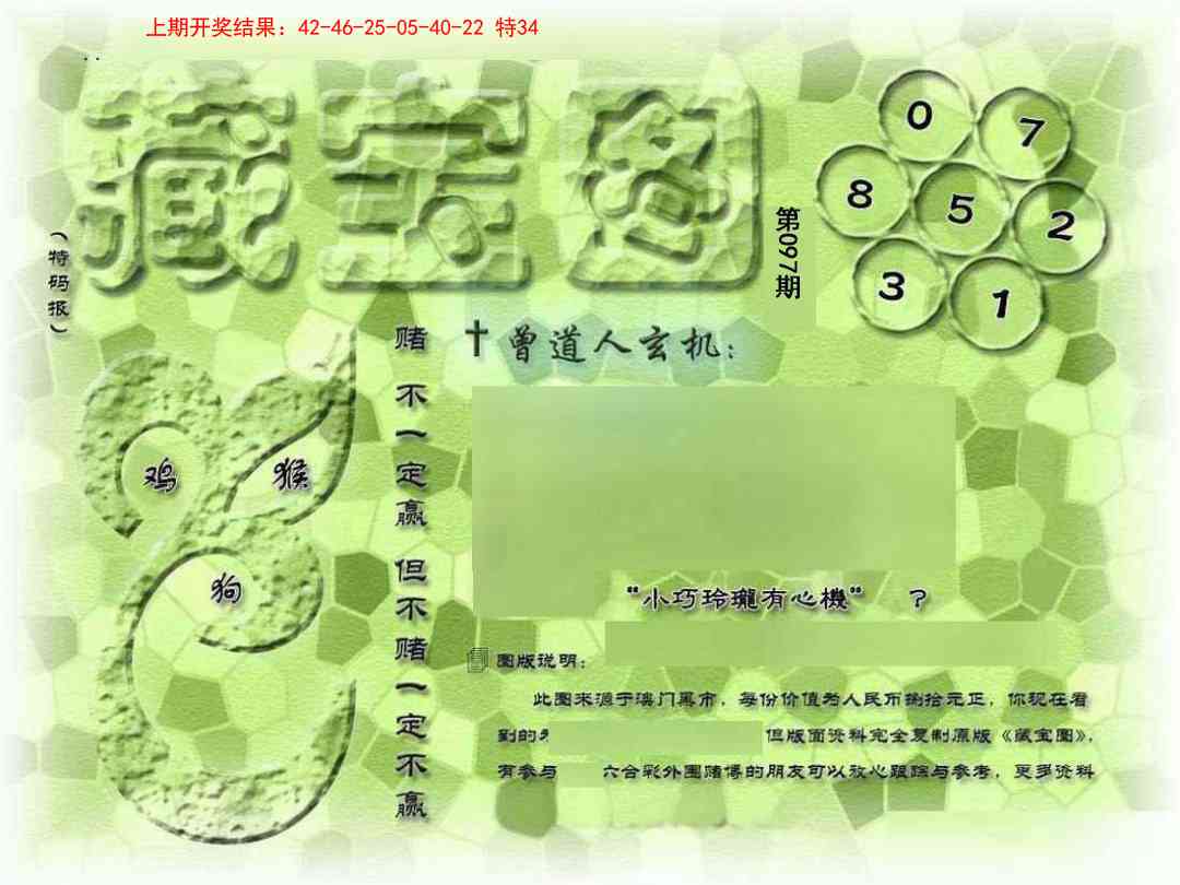 097期假新藏宝图[图]