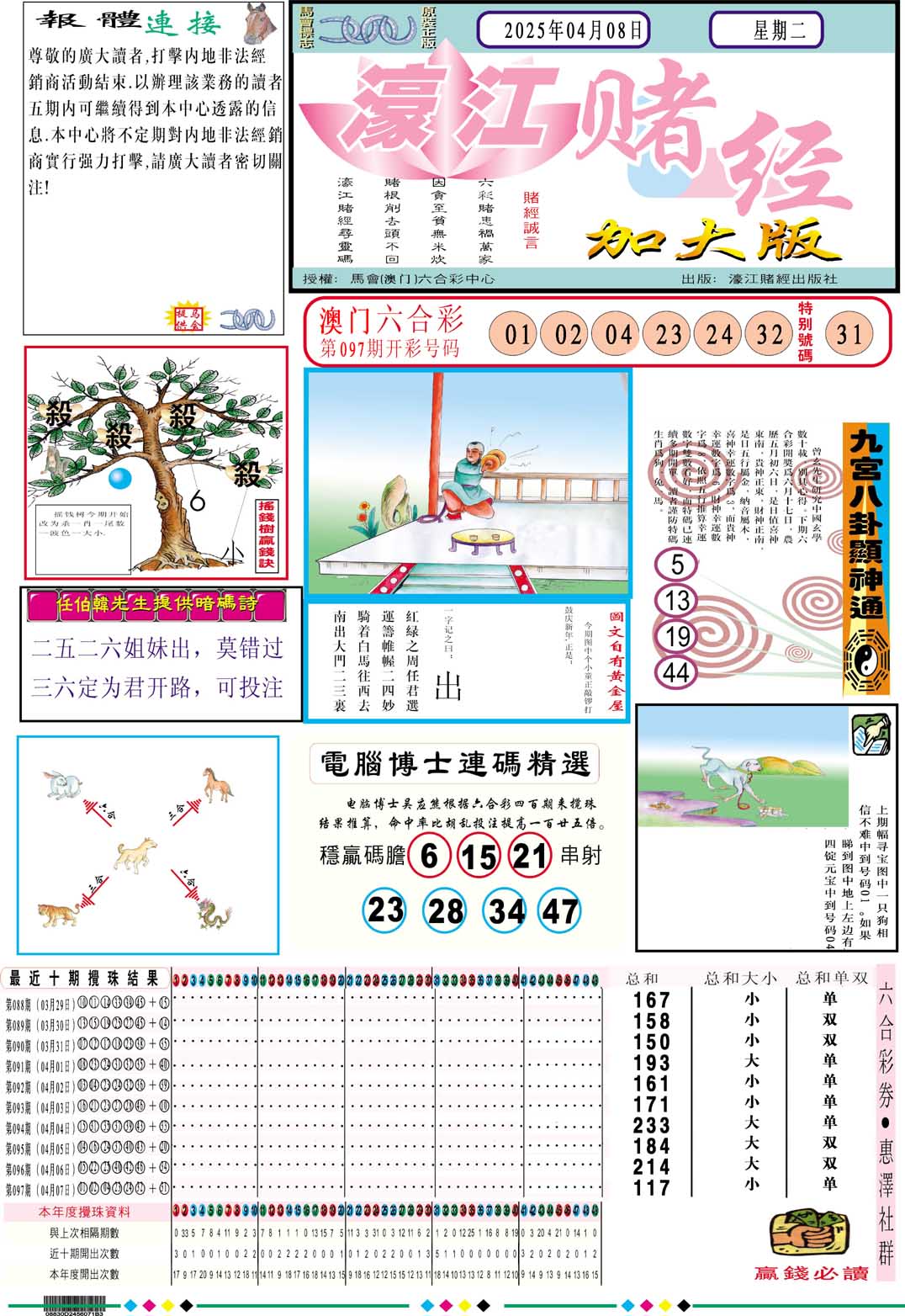 098期濠江赌经A加大版[图]