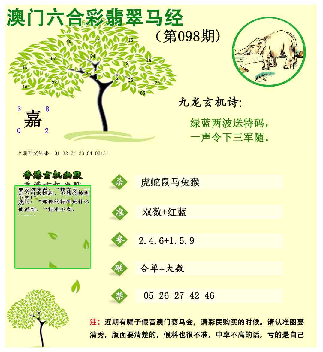 098期翡翠马经[图]