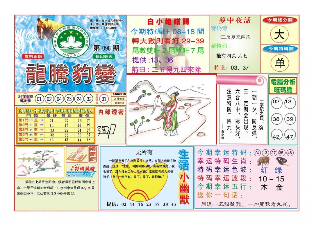 098期龙腾豹变[图]