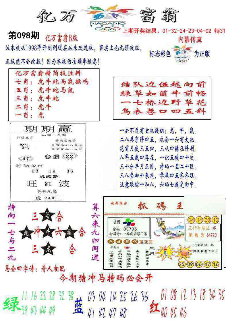 098期亿万富翁B[图]