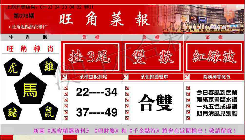098期旺角菜报[图]