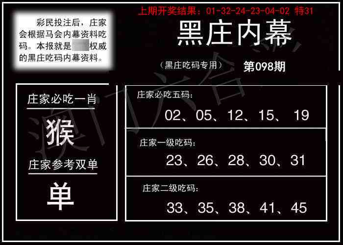 098期黑庄内幕[图]